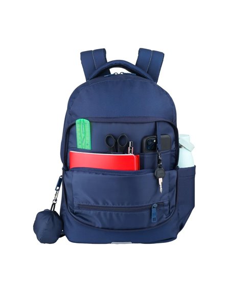 Ghiozdan scoala Oxford B-Ready, 42 x 30 x 15 cm, Albastru inchis