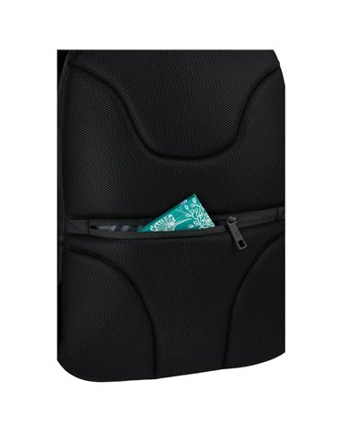Ghiozdan scoala Oxford Dream Tech holografic, 44 x 32 x 18 cm, Negru floral