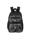 Ghiozdan scoala Oxford Dream Tech holografic, 44 x 32 x 18 cm, Negru floral