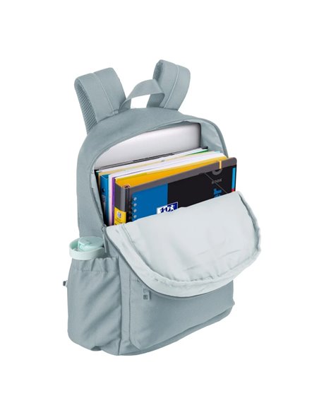 Ghiozdan scoala Oxford B-YOU, 42 x 29 x 17 cm, Gri