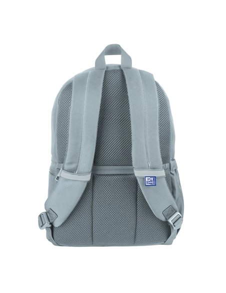 Ghiozdan scoala Oxford B-YOU, 42 x 29 x 17 cm, Gri
