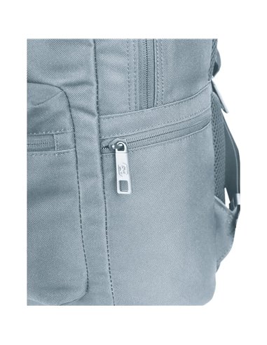 Ghiozdan scoala Oxford B-YOU, 42 x 29 x 17 cm, Gri