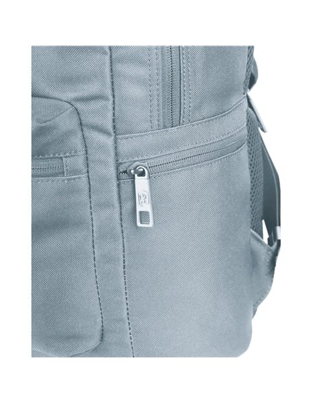 Ghiozdan scoala Oxford B-YOU, 42 x 29 x 17 cm, Gri