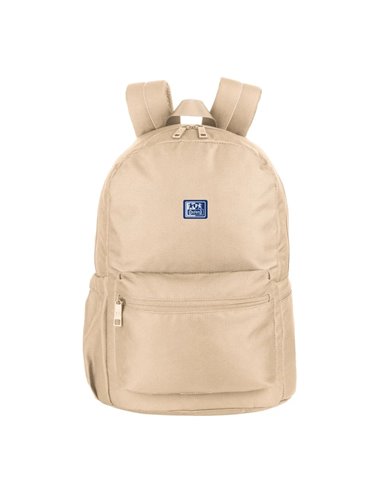 Ghiozdan scoala Oxford B-YOU, 42 x 29 x 17 cm, Bej