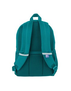 Ghiozdan scoala Oxford B-YOU, 42 x 29 x 17 cm, Turcoaz 2