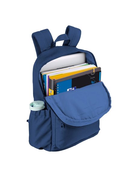Ghiozdan scoala Oxford B-YOU, 42 x 29 x 17 cm, Albastru inchis