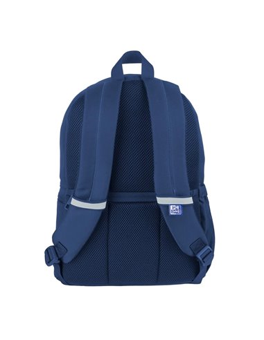 Ghiozdan scoala Oxford B-YOU, 42 x 29 x 17 cm, Albastru inchis