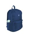 Ghiozdan scoala Oxford B-YOU, 42 x 29 x 17 cm, Albastru inchis