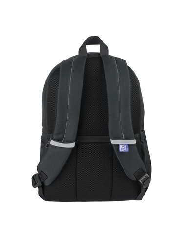 Ghiozdan scoala Oxford B-YOU, 42 x 29 x 17 cm, Negru