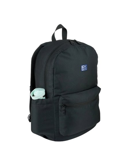 Ghiozdan scoala Oxford B-YOU, 42 x 29 x 17 cm, Negru
