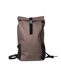 Rucsac Oxford Identity off road rolltop, 10 compartimente, 48 x 32 x 10 cm, Maro