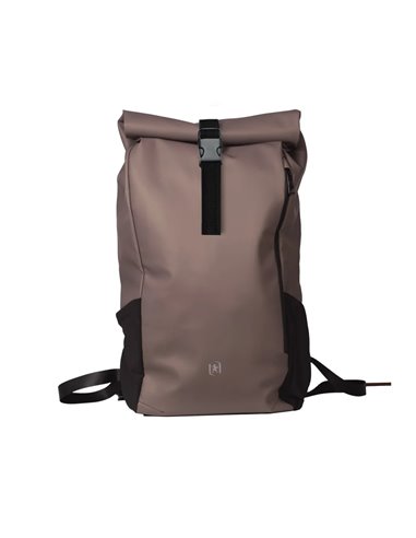 Rucsac Oxford Identity off road rolltop, 10 compartimente, 48 x 32 x 10 cm, Maro