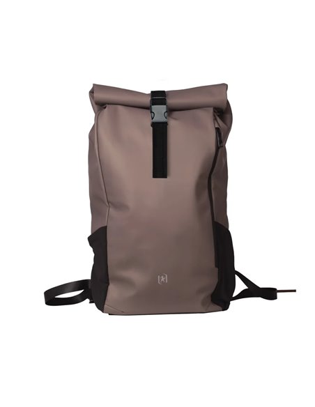 Rucsac Oxford Identity off road rolltop, 10 compartimente, 48 x 32 x 10 cm, Maro