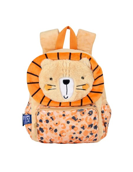 Ghiozdan gradinita Oxford Animal besties, 23 x 31 x 12 cm, Motiv Leu