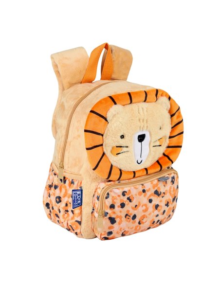 Ghiozdan gradinita Oxford Animal besties, 23 x 31 x 12 cm, Motiv Leu