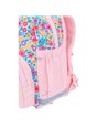 Ghiozdan gradinita Oxford, 31 x 23 x 12 cm, Motiv Flowers, Roz
