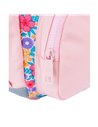 Ghiozdan gradinita Oxford, 31 x 23 x 12 cm, Motiv Flowers, Roz