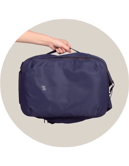 Rucsac Oxford Identity Executive, 14 compartimente, 42 x 32 x 13 cm, Bleumarin 