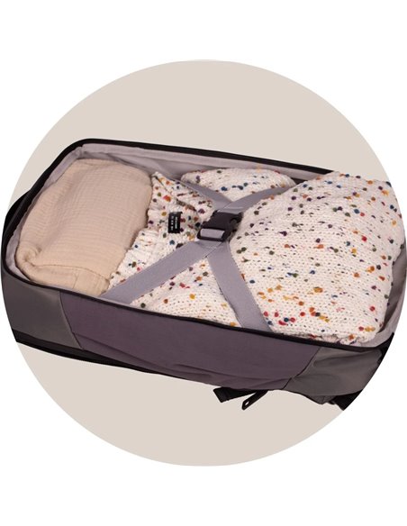 Rucsac Oxford Identity Executive, 14 compartimente, 42 x 32 x 13 cm, Gri