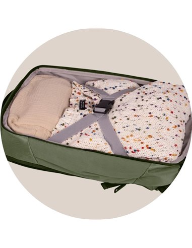 Rucsac Oxford Identity Executive, 14 compartimente, 42 x 32 x 13 cm, Kaki