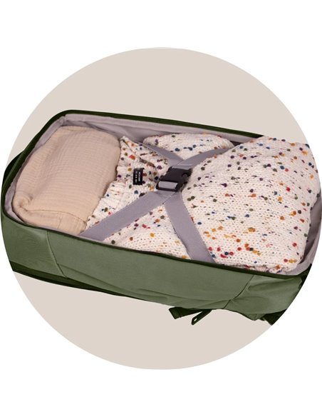 Rucsac Oxford Identity Executive, 14 compartimente, 42 x 32 x 13 cm, Kaki