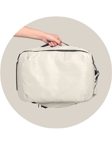 Rucsac Oxford Identity Executive, 14 compartimente, 42 x 32 x 13 cm, Bej