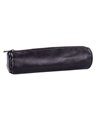 Penar etui rotund Oxford, piele naturala, Negru