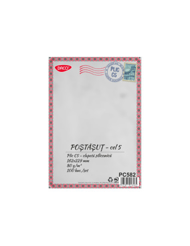 PC582,Plic C5 siliconic Set 100 Alb PC582 DACO