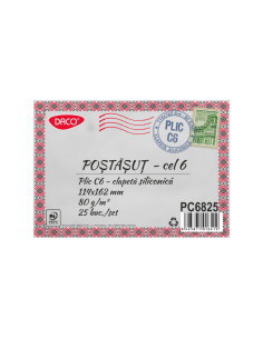 PC6825,Plic C6 Siliconic Set 25 Alb PC6825 DACO 2