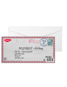 PC83,Plic DL gumat Set 100 PC83 Alb DACO