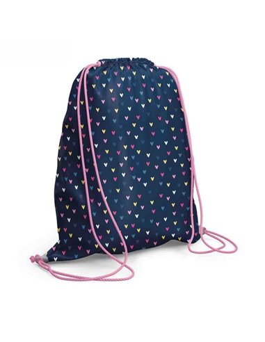 Sac incaltaminte S-COOL SC3429, 46 x 35.5 cm, Motiv Hearts
