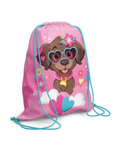 Set micul scolar S-COOL SC3367: Ghiozdan, Penar echipat, Sac sport, Portofel, Happy rainbow