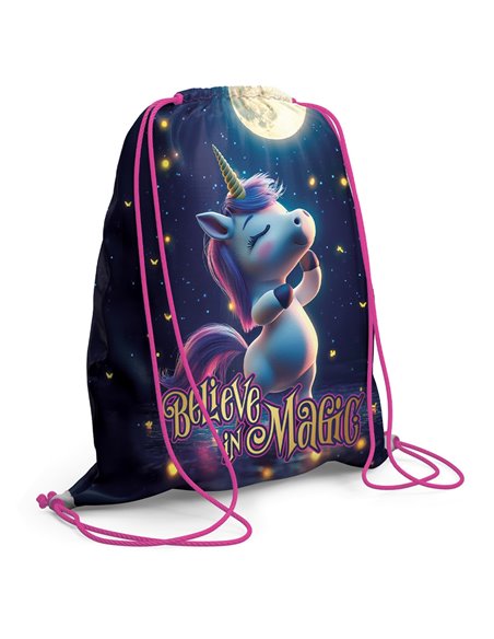 Set micul scolar S-COOL SC3366: Ghiozdan, Penar echipat, Sac sport, Portofel, Believe in magic