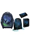 Set micul scolar S-COOL SC3369: Ghiozdan, Penar echipat, Sac sport, Portofel, Football