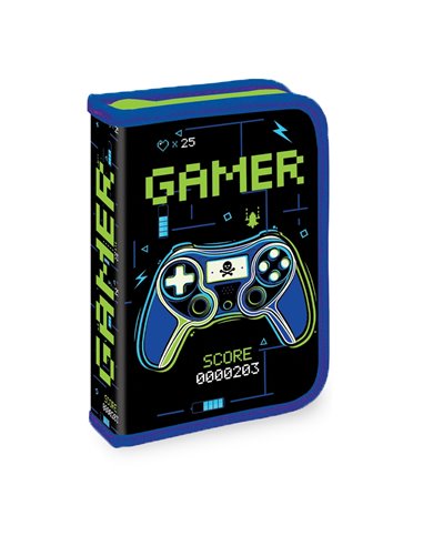 Set micul scolar S-COOL SC3368: Ghiozdan, Penar echipat, Sac sport, Portofel, Gamer