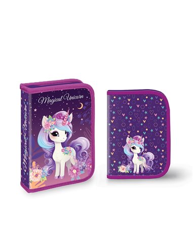 Penar neechipat cu 1 fermoar si 2 extensii S-COOL SC3295, Magical unicorn