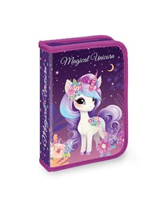Penar neechipat cu 1 fermoar si 2 extensii S-COOL SC3295, Magical unicorn