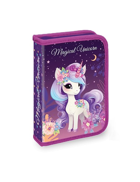 Penar neechipat cu 1 fermoar si 2 extensii S-COOL SC3295, Magical unicorn