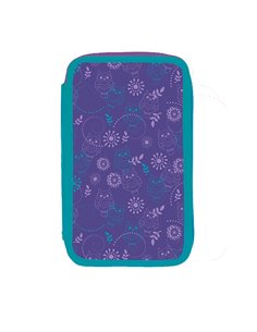Penar neechipat cu 3 fermoare S-COOL SC3301, Motiv Owl 2