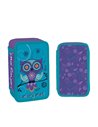Penar neechipat cu 3 fermoare S-COOL SC3301, Motiv Owl