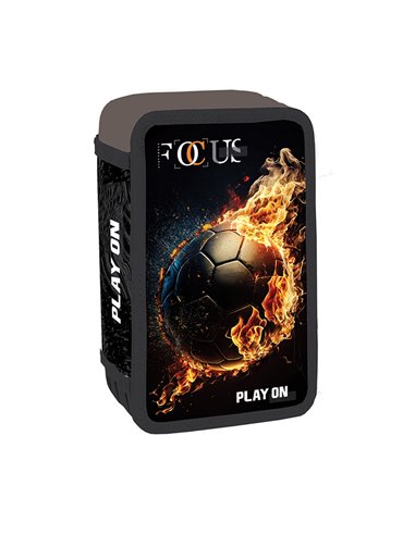 Penar neechipat cu 3 fermoare S-COOL SC3303, Motiv Play On