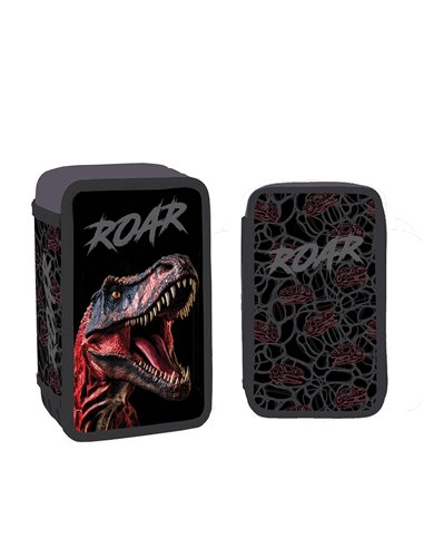 Penar neechipat cu 3 fermoare S-COOL SC3305, Motiv Roar