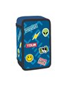 Penar neechipat cu 3 fermoare S-COOL SC3290, Motiv Sticker