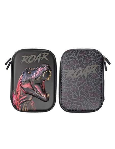 Penar neechipat 3D S-COOL SC3309, 1 fermoar, 22.5 x 15.5 x 6 cm, Motiv Roar