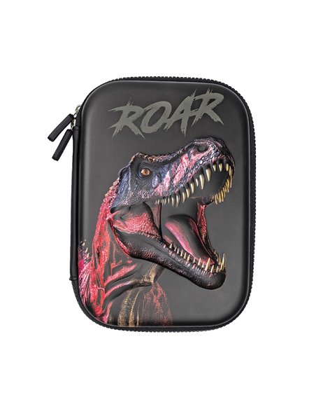 Penar neechipat 3D S-COOL SC3309, 1 fermoar, 22.5 x 15.5 x 6 cm, Motiv Roar