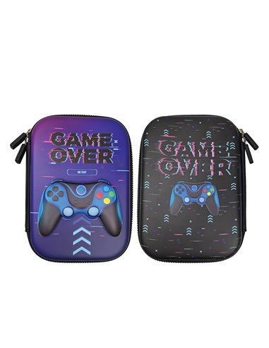 Penar neechipat 3D S-COOL SC3311, 1 fermoar, 22.5 x 15.5 x 6 cm, Motiv Game over
