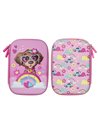 Penar neechipat 3D S-COOL SC3308, 1 fermoar, 22.5 x 15.5 x 6 cm, Motiv Happy rainbow
