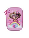 Penar neechipat 3D S-COOL SC3308, 1 fermoar, 22.5 x 15.5 x 6 cm, Motiv Happy rainbow