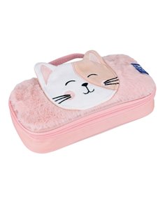 Penar etui dreptunghiular Oxford Animal besties, Motiv Pisica