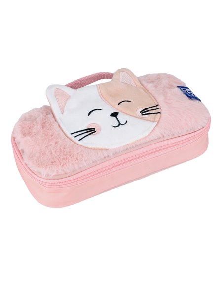 Penar etui dreptunghiular Oxford Animal besties, Motiv Pisica